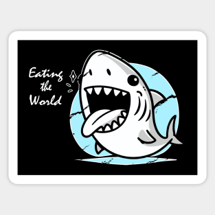 I want to eat the world Sticker